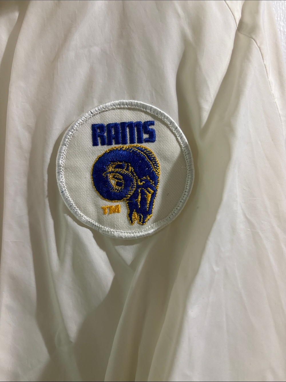 Vintage Rams White Men's windbreaker Jacket
